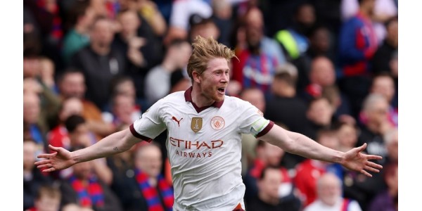 Manchester City přišel zezadu, aby porazil Crystal Palace mimo domov